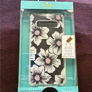 kate spade Black and White Floral Phone Case
